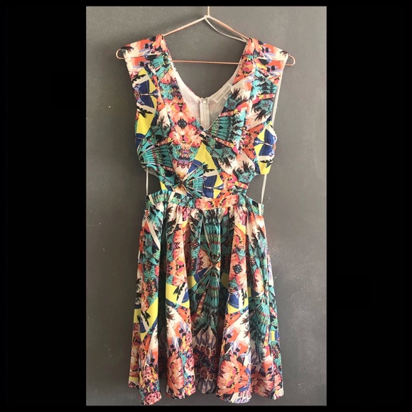 JEALOUS TOMATO cut-out fit & flare dress - EUC - Picture 2 of 8